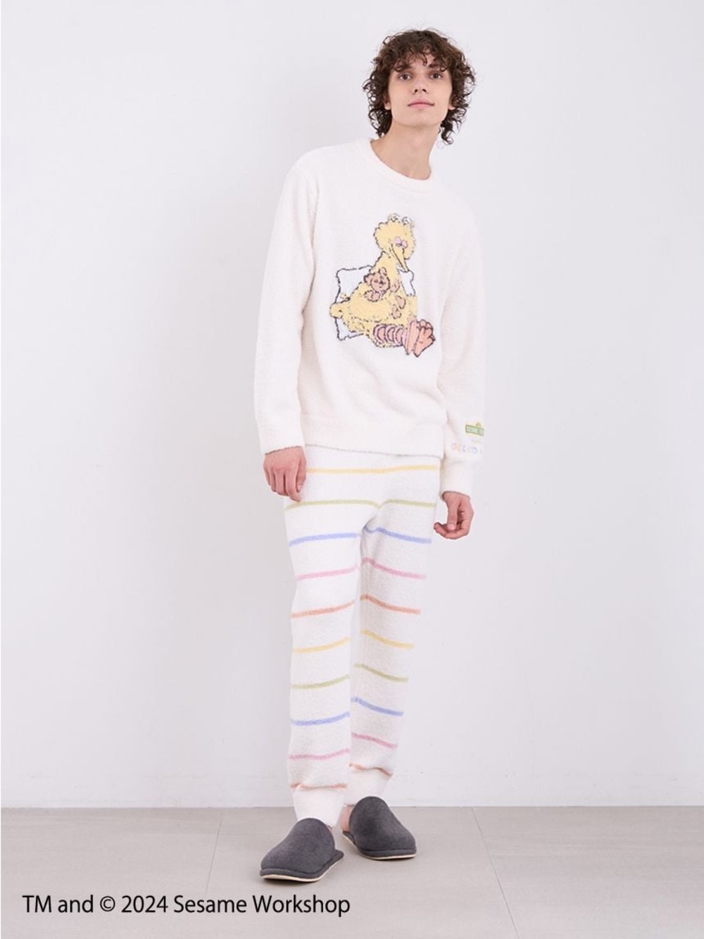 Gelato Pique x Sesame Street Big Bird Pajama Lounge Set Woman/Men’s L Japan